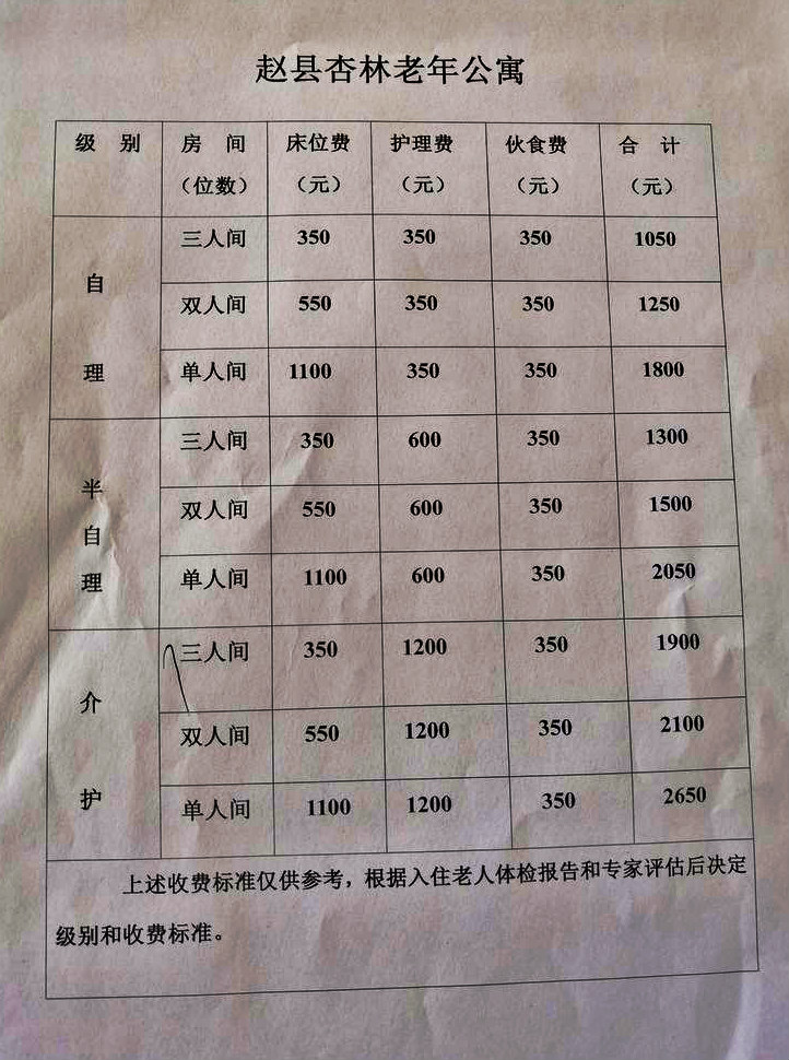 赵县杏林老年公寓